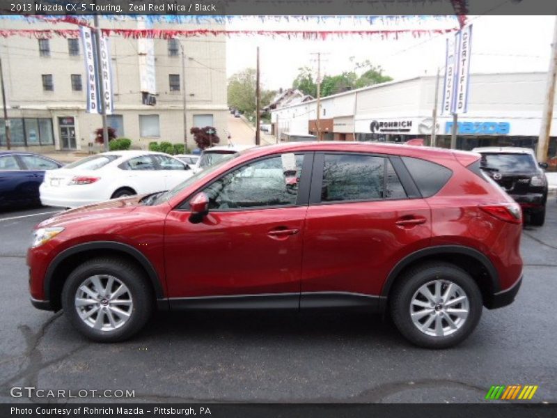 Zeal Red Mica / Black 2013 Mazda CX-5 Touring
