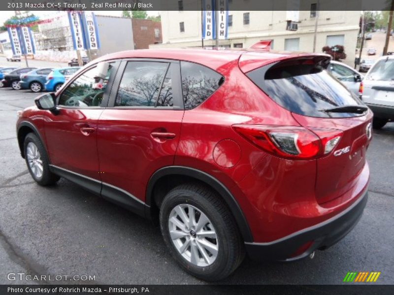 Zeal Red Mica / Black 2013 Mazda CX-5 Touring