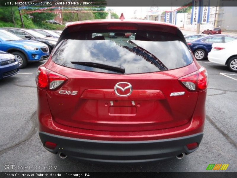Zeal Red Mica / Black 2013 Mazda CX-5 Touring