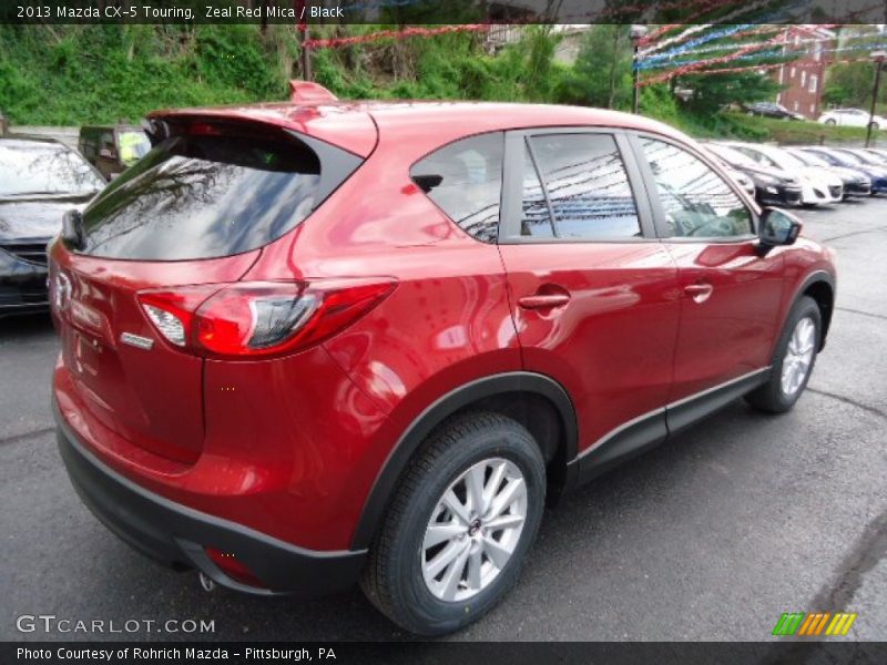 Zeal Red Mica / Black 2013 Mazda CX-5 Touring
