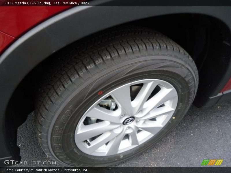 Zeal Red Mica / Black 2013 Mazda CX-5 Touring