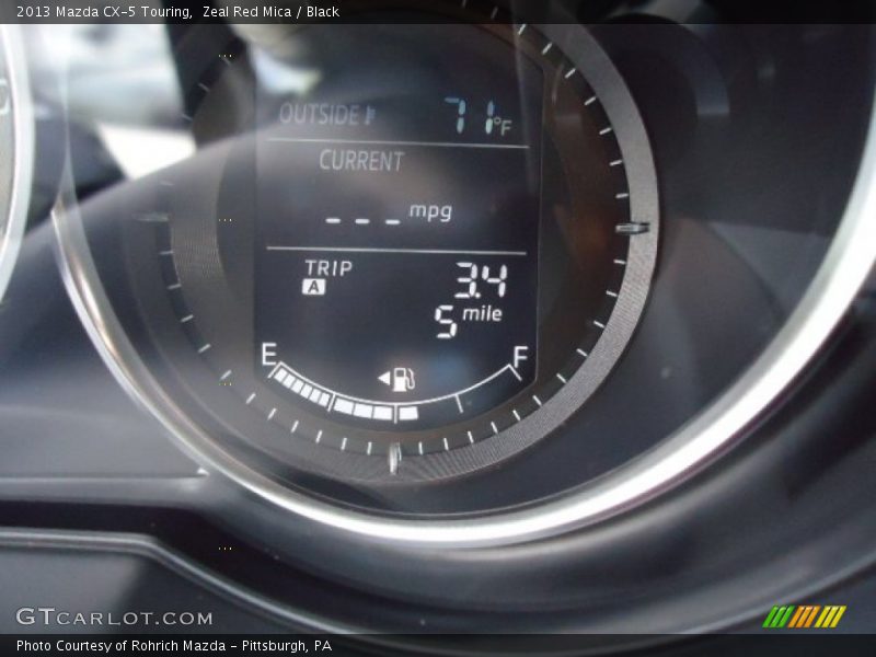 Zeal Red Mica / Black 2013 Mazda CX-5 Touring