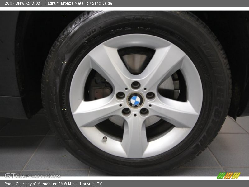 Platinum Bronze Metallic / Sand Beige 2007 BMW X5 3.0si