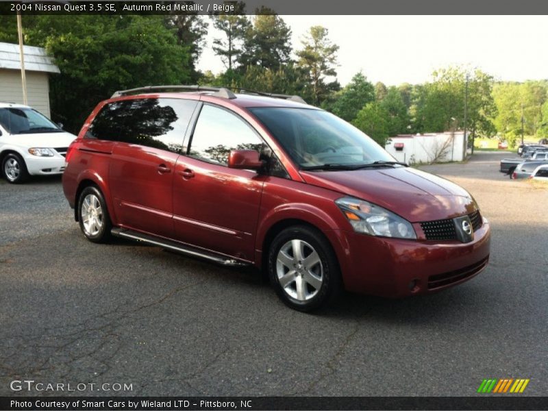 Autumn Red Metallic / Beige 2004 Nissan Quest 3.5 SE