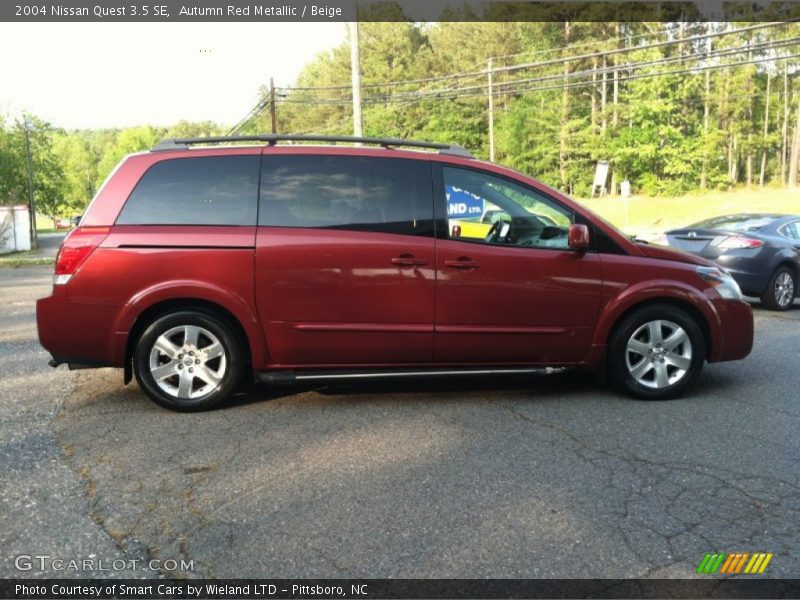 Autumn Red Metallic / Beige 2004 Nissan Quest 3.5 SE