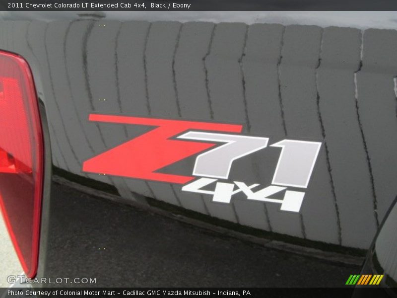 Black / Ebony 2011 Chevrolet Colorado LT Extended Cab 4x4