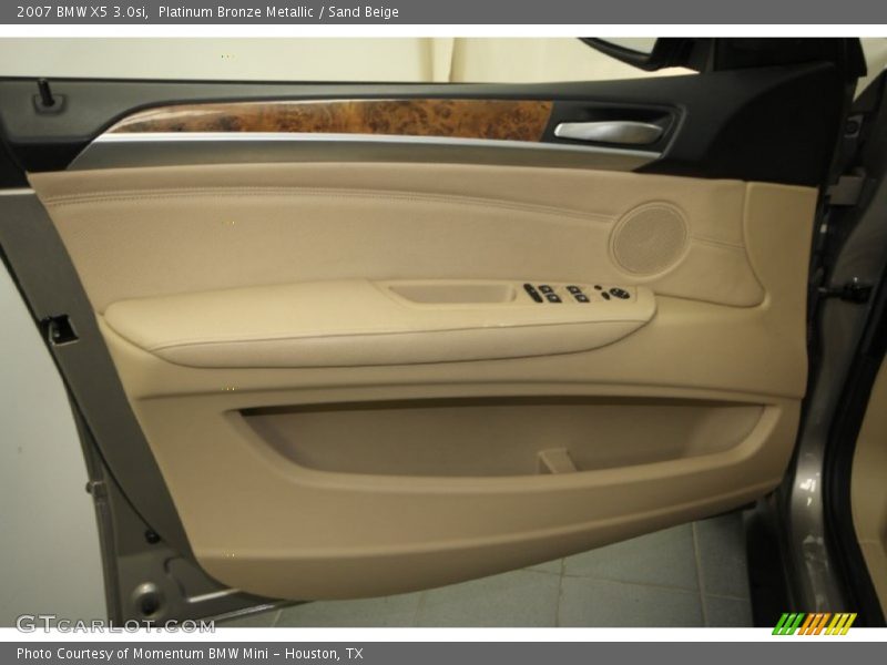 Platinum Bronze Metallic / Sand Beige 2007 BMW X5 3.0si