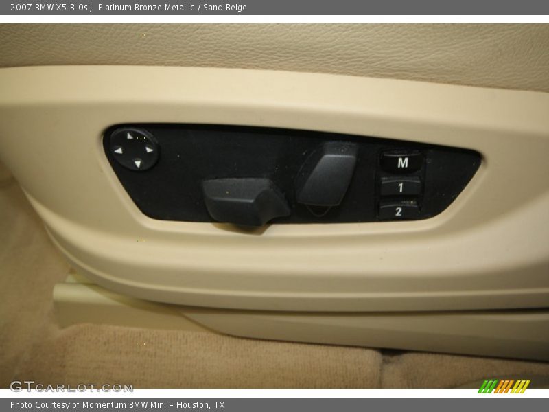 Platinum Bronze Metallic / Sand Beige 2007 BMW X5 3.0si