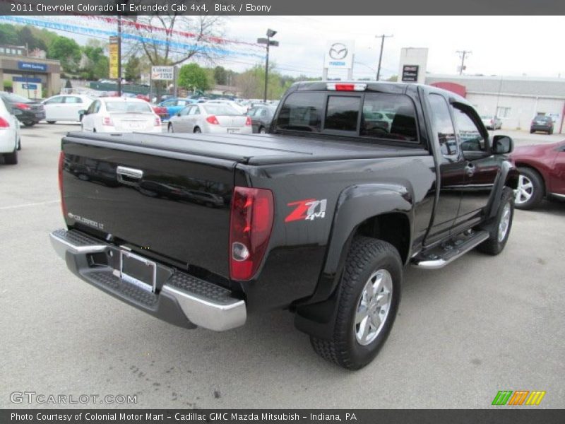 Black / Ebony 2011 Chevrolet Colorado LT Extended Cab 4x4