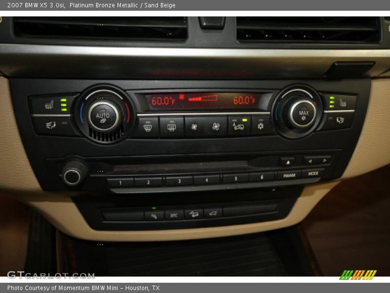 Platinum Bronze Metallic / Sand Beige 2007 BMW X5 3.0si