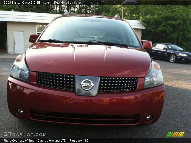 Autumn Red Metallic / Beige 2004 Nissan Quest 3.5 SE