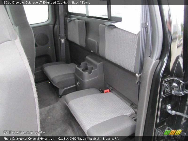 Rear Seat of 2011 Colorado LT Extended Cab 4x4