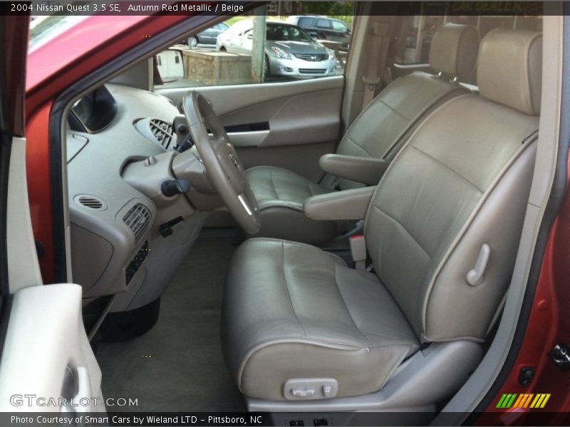 Autumn Red Metallic / Beige 2004 Nissan Quest 3.5 SE