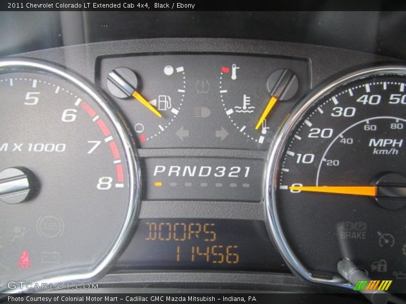 Black / Ebony 2011 Chevrolet Colorado LT Extended Cab 4x4