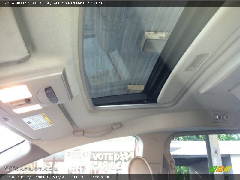 Autumn Red Metallic / Beige 2004 Nissan Quest 3.5 SE