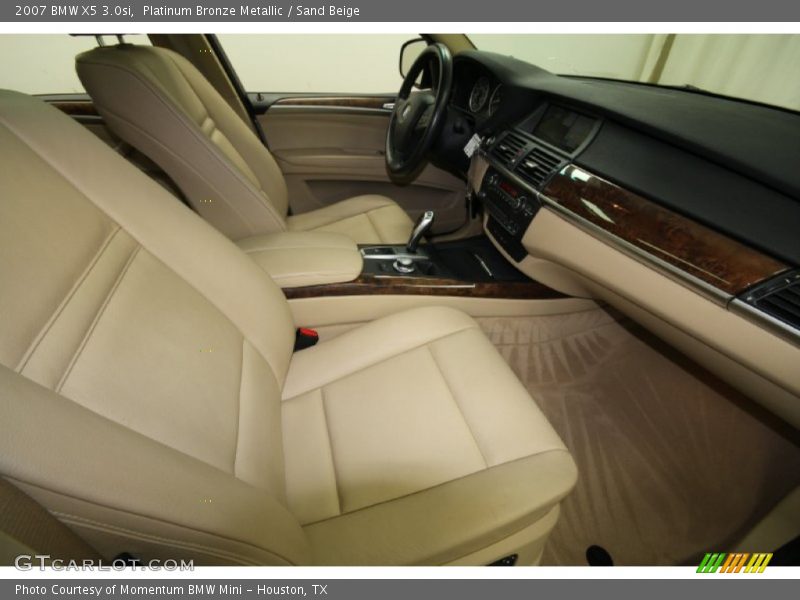 Platinum Bronze Metallic / Sand Beige 2007 BMW X5 3.0si