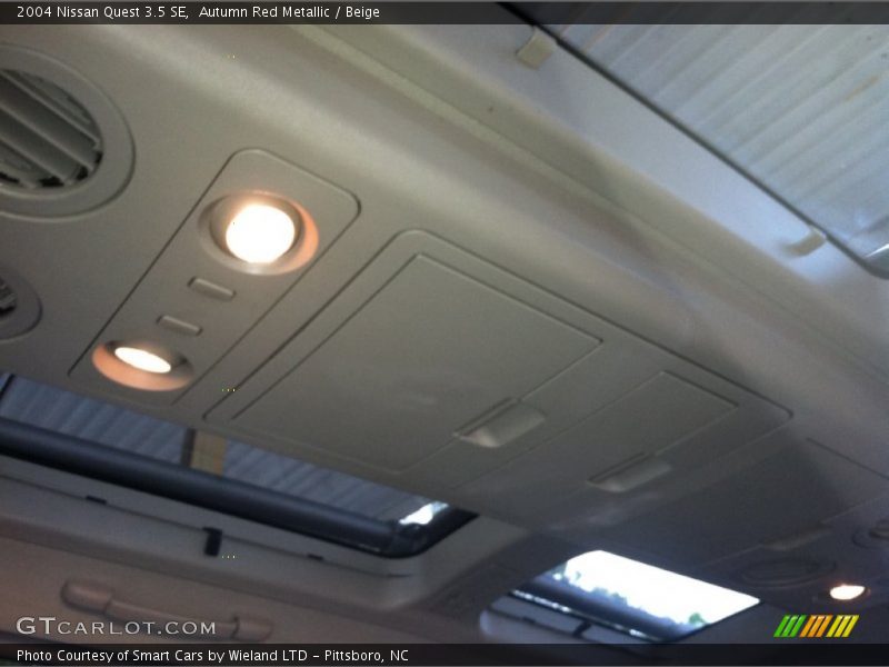 Autumn Red Metallic / Beige 2004 Nissan Quest 3.5 SE