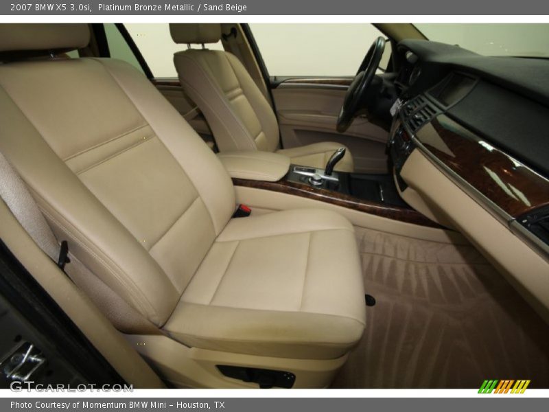 Platinum Bronze Metallic / Sand Beige 2007 BMW X5 3.0si