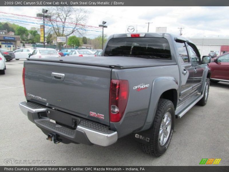 Dark Steel Gray Metallic / Ebony 2009 GMC Canyon SLE Crew Cab 4x4