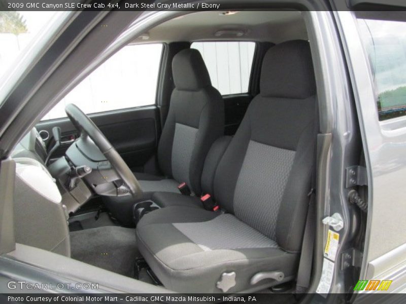 Dark Steel Gray Metallic / Ebony 2009 GMC Canyon SLE Crew Cab 4x4