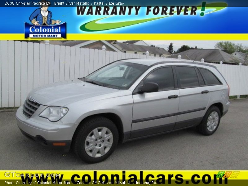 Bright Silver Metallic / Pastel Slate Gray 2008 Chrysler Pacifica LX