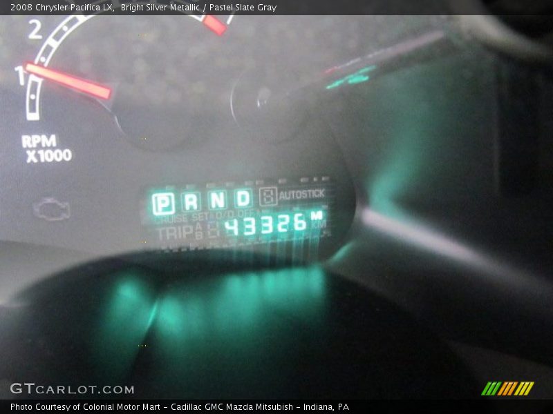 Bright Silver Metallic / Pastel Slate Gray 2008 Chrysler Pacifica LX