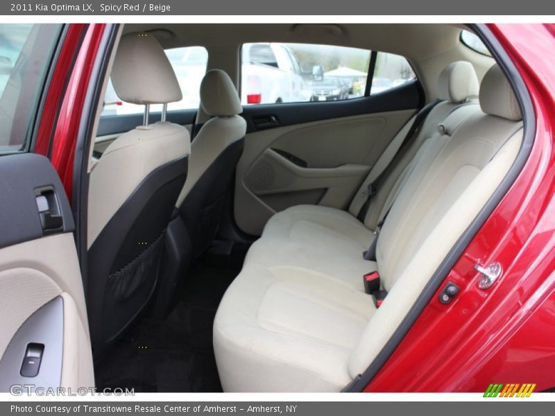 Spicy Red / Beige 2011 Kia Optima LX