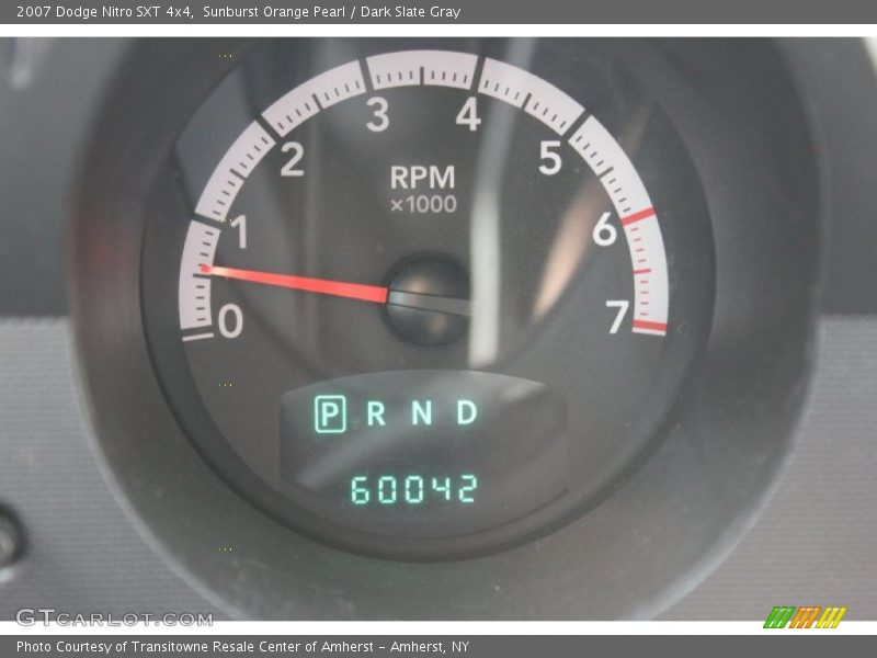 Sunburst Orange Pearl / Dark Slate Gray 2007 Dodge Nitro SXT 4x4