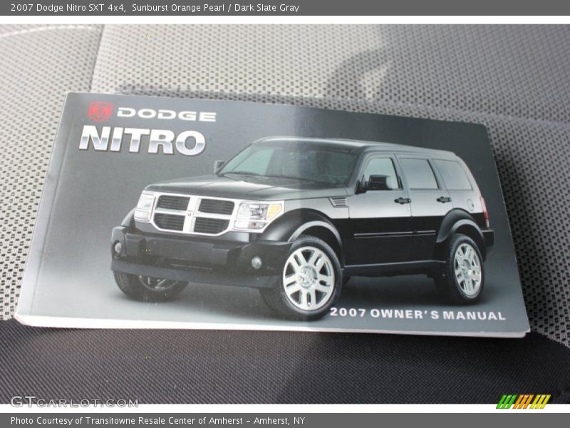 Sunburst Orange Pearl / Dark Slate Gray 2007 Dodge Nitro SXT 4x4