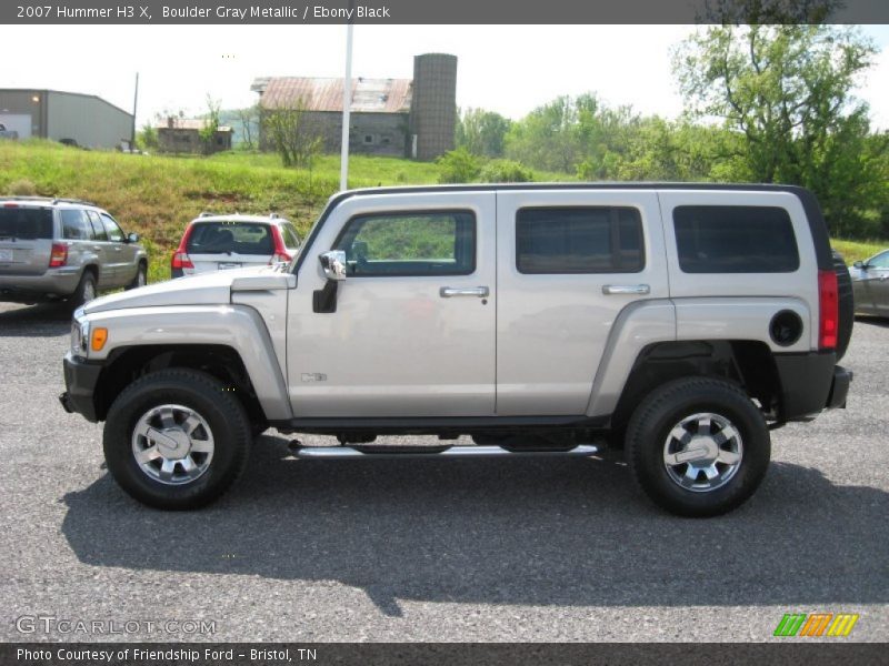 Boulder Gray Metallic / Ebony Black 2007 Hummer H3 X