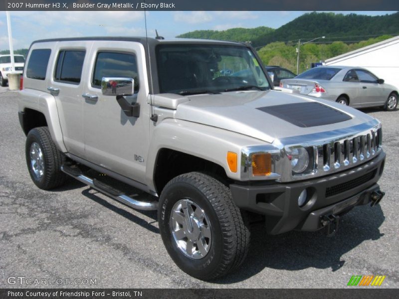 Boulder Gray Metallic / Ebony Black 2007 Hummer H3 X