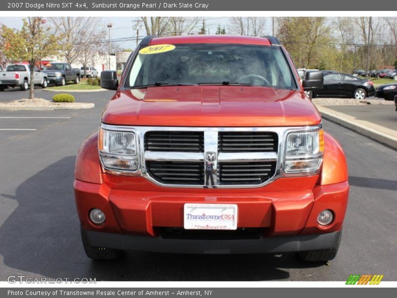 Sunburst Orange Pearl / Dark Slate Gray 2007 Dodge Nitro SXT 4x4