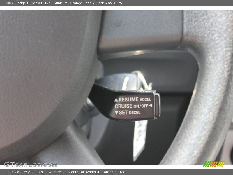 Sunburst Orange Pearl / Dark Slate Gray 2007 Dodge Nitro SXT 4x4
