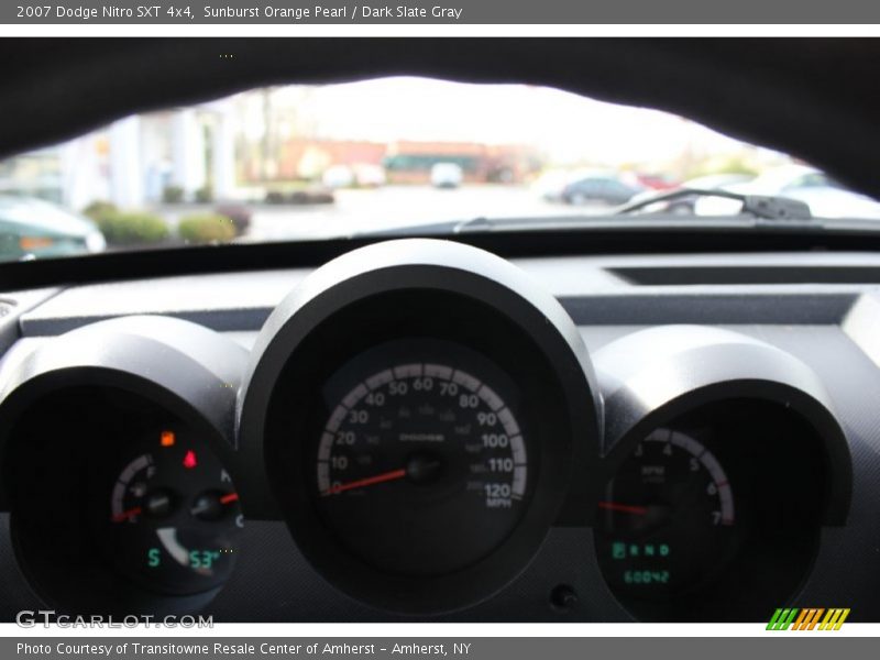 Sunburst Orange Pearl / Dark Slate Gray 2007 Dodge Nitro SXT 4x4