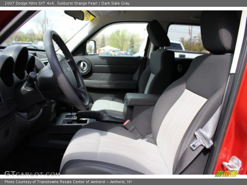 Sunburst Orange Pearl / Dark Slate Gray 2007 Dodge Nitro SXT 4x4