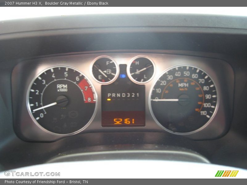 Boulder Gray Metallic / Ebony Black 2007 Hummer H3 X