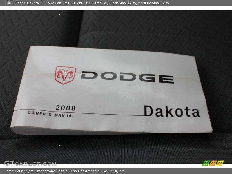 Bright Silver Metallic / Dark Slate Gray/Medium Slate Gray 2008 Dodge Dakota ST Crew Cab 4x4