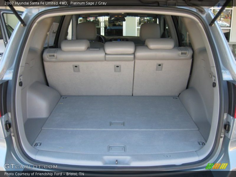 Platinum Sage / Gray 2007 Hyundai Santa Fe Limited 4WD