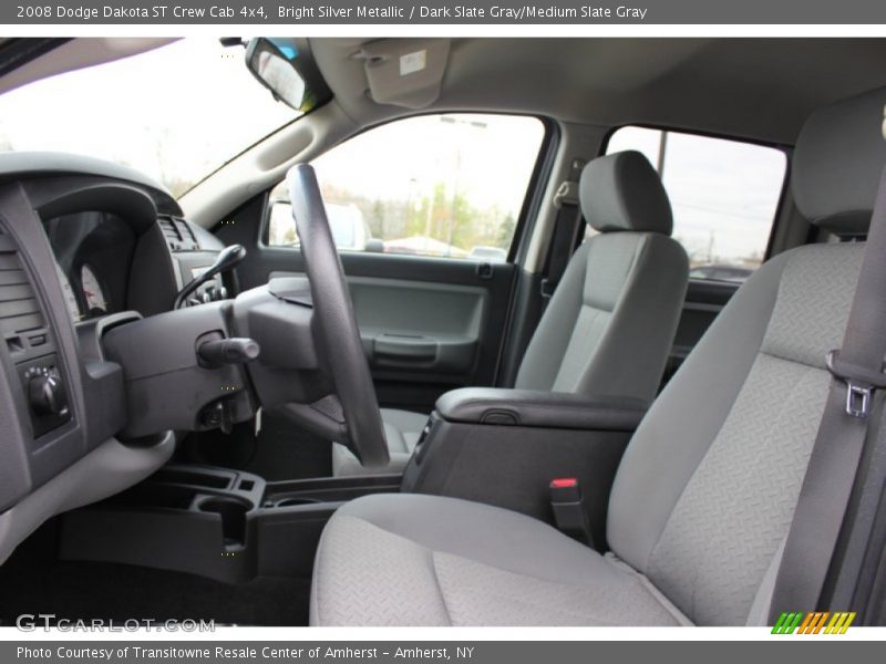 Bright Silver Metallic / Dark Slate Gray/Medium Slate Gray 2008 Dodge Dakota ST Crew Cab 4x4