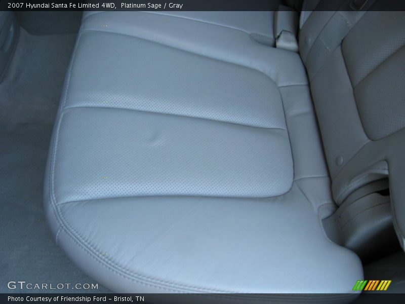 Platinum Sage / Gray 2007 Hyundai Santa Fe Limited 4WD