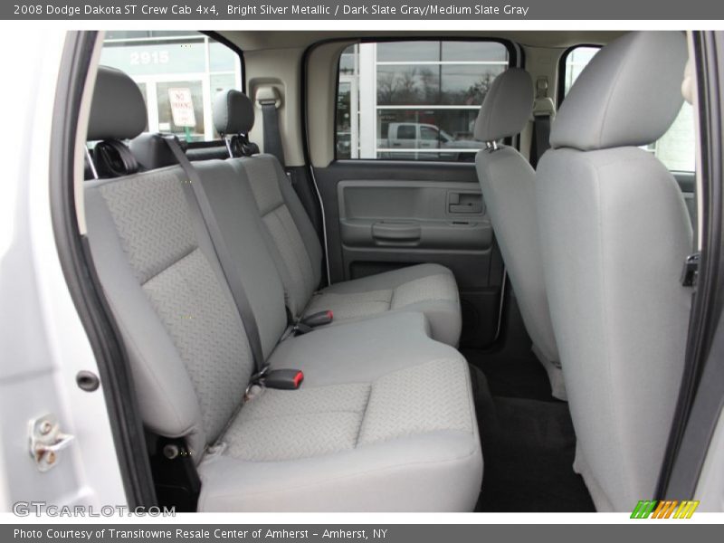 Bright Silver Metallic / Dark Slate Gray/Medium Slate Gray 2008 Dodge Dakota ST Crew Cab 4x4