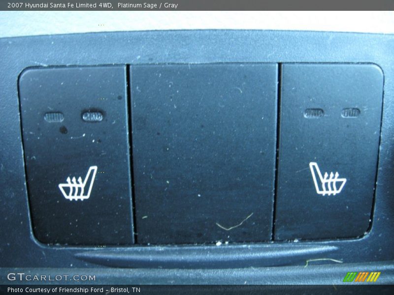 Platinum Sage / Gray 2007 Hyundai Santa Fe Limited 4WD