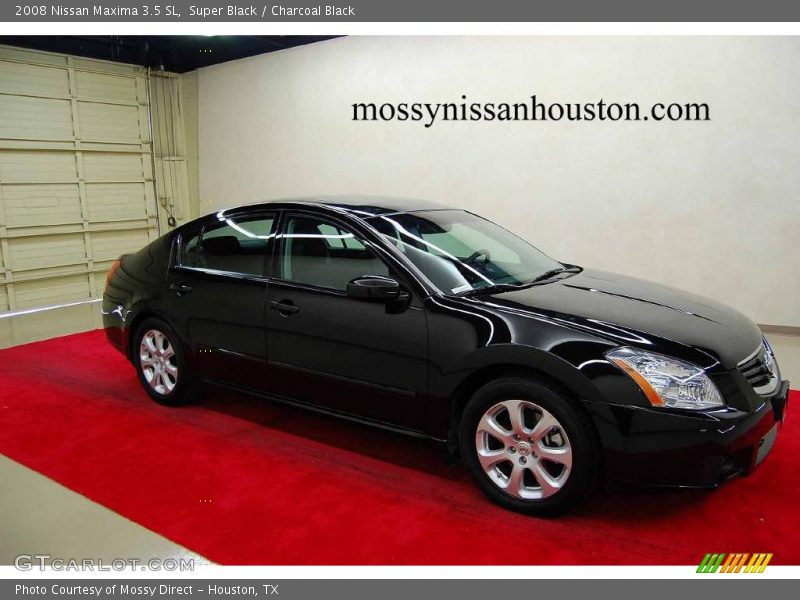 Super Black / Charcoal Black 2008 Nissan Maxima 3.5 SL