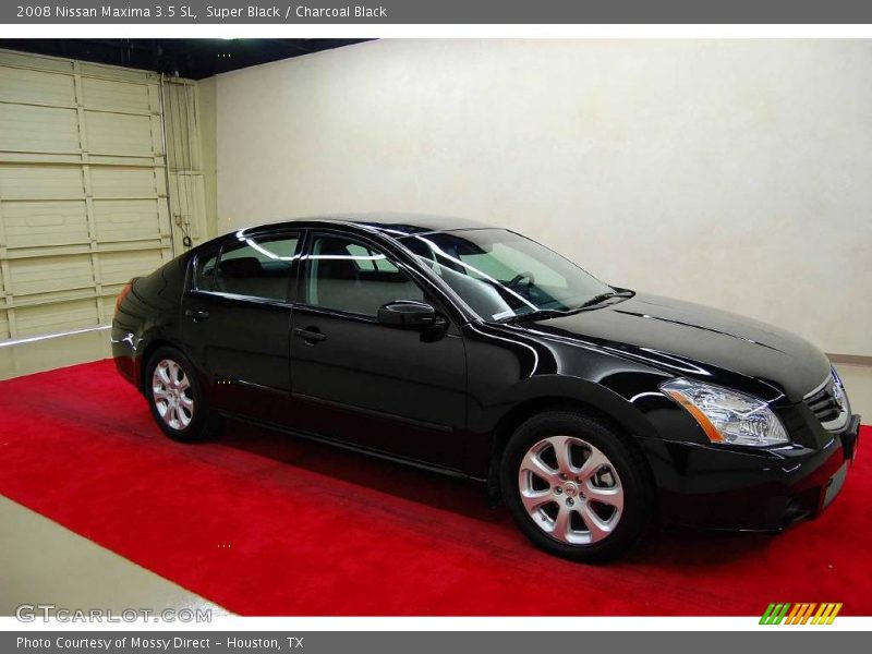 Super Black / Charcoal Black 2008 Nissan Maxima 3.5 SL