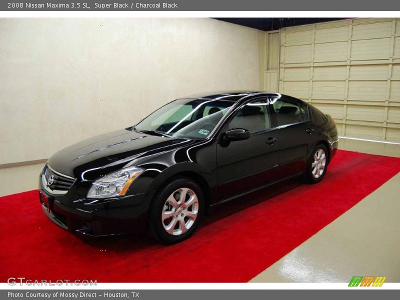 Super Black / Charcoal Black 2008 Nissan Maxima 3.5 SL