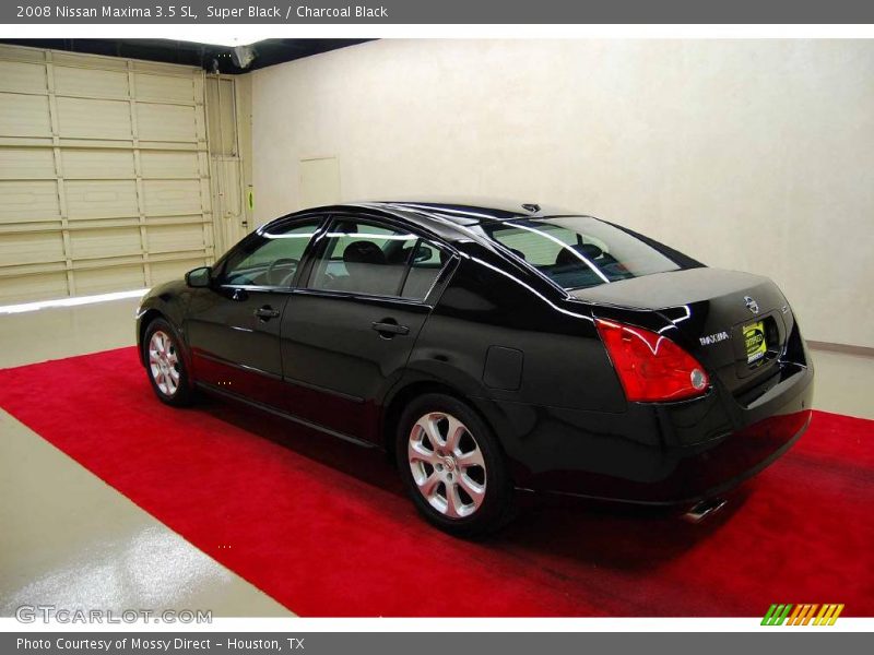 Super Black / Charcoal Black 2008 Nissan Maxima 3.5 SL