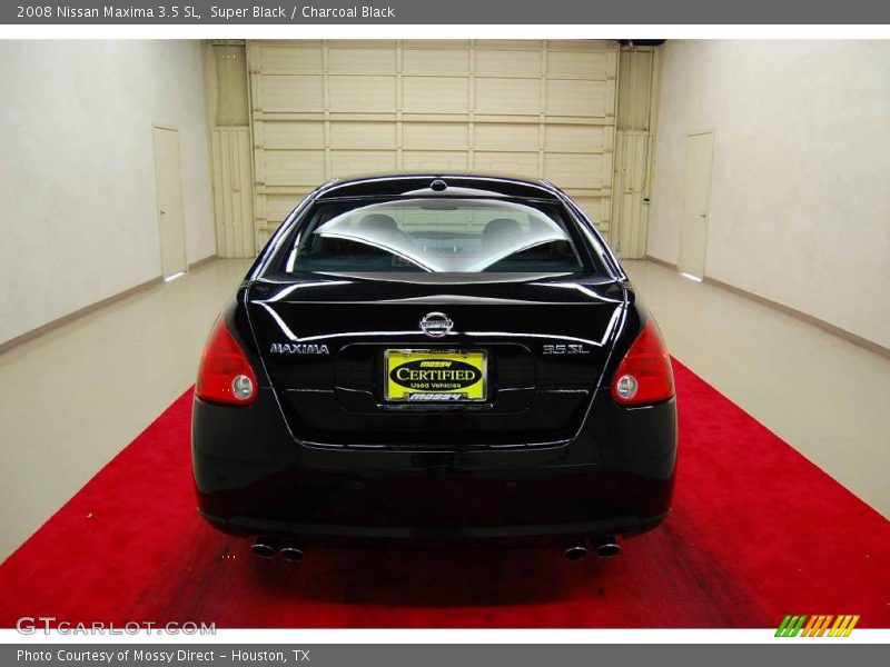 Super Black / Charcoal Black 2008 Nissan Maxima 3.5 SL