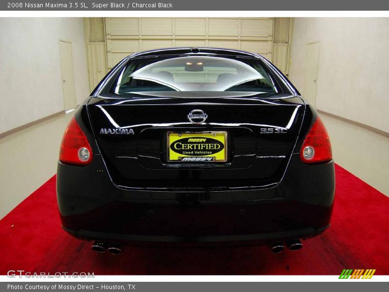 Super Black / Charcoal Black 2008 Nissan Maxima 3.5 SL