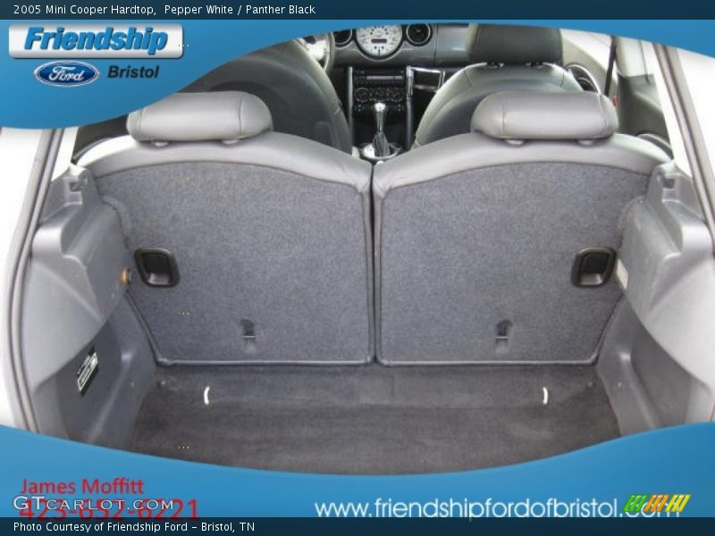Pepper White / Panther Black 2005 Mini Cooper Hardtop