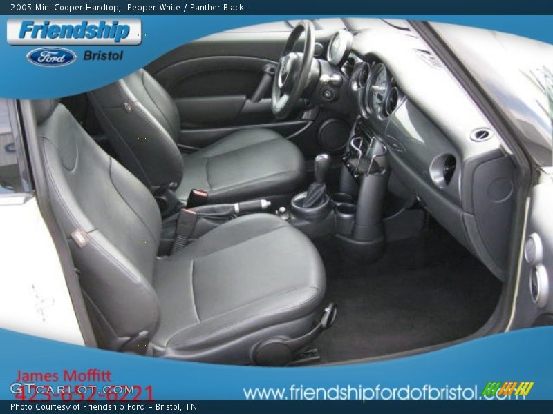 Pepper White / Panther Black 2005 Mini Cooper Hardtop